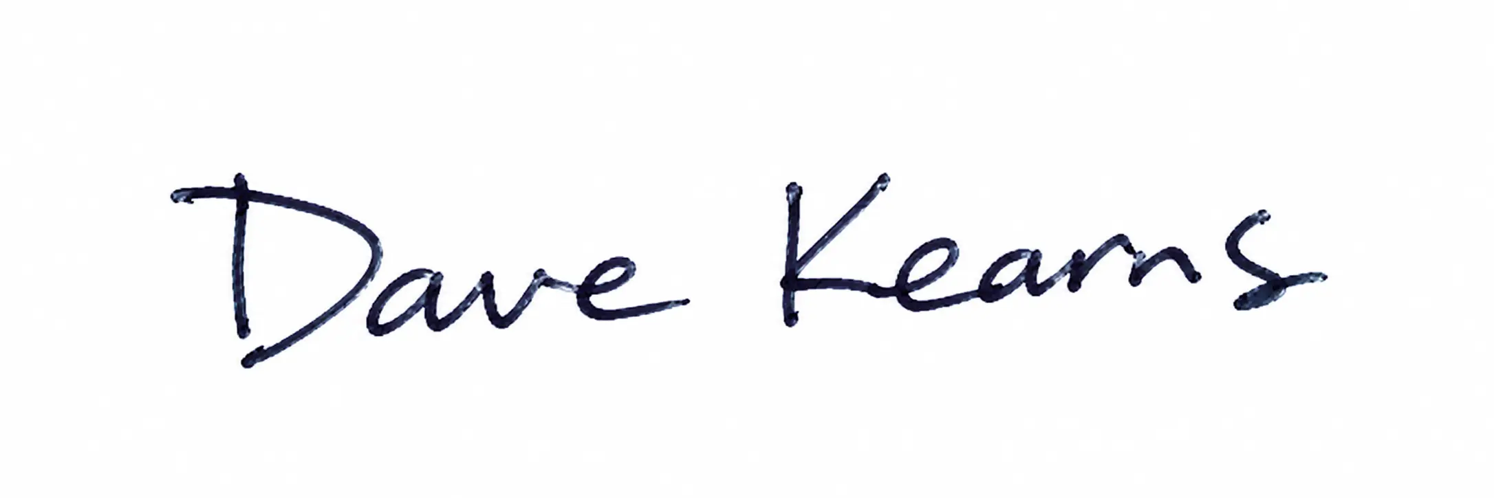 Dave Kearns's handwritten signature